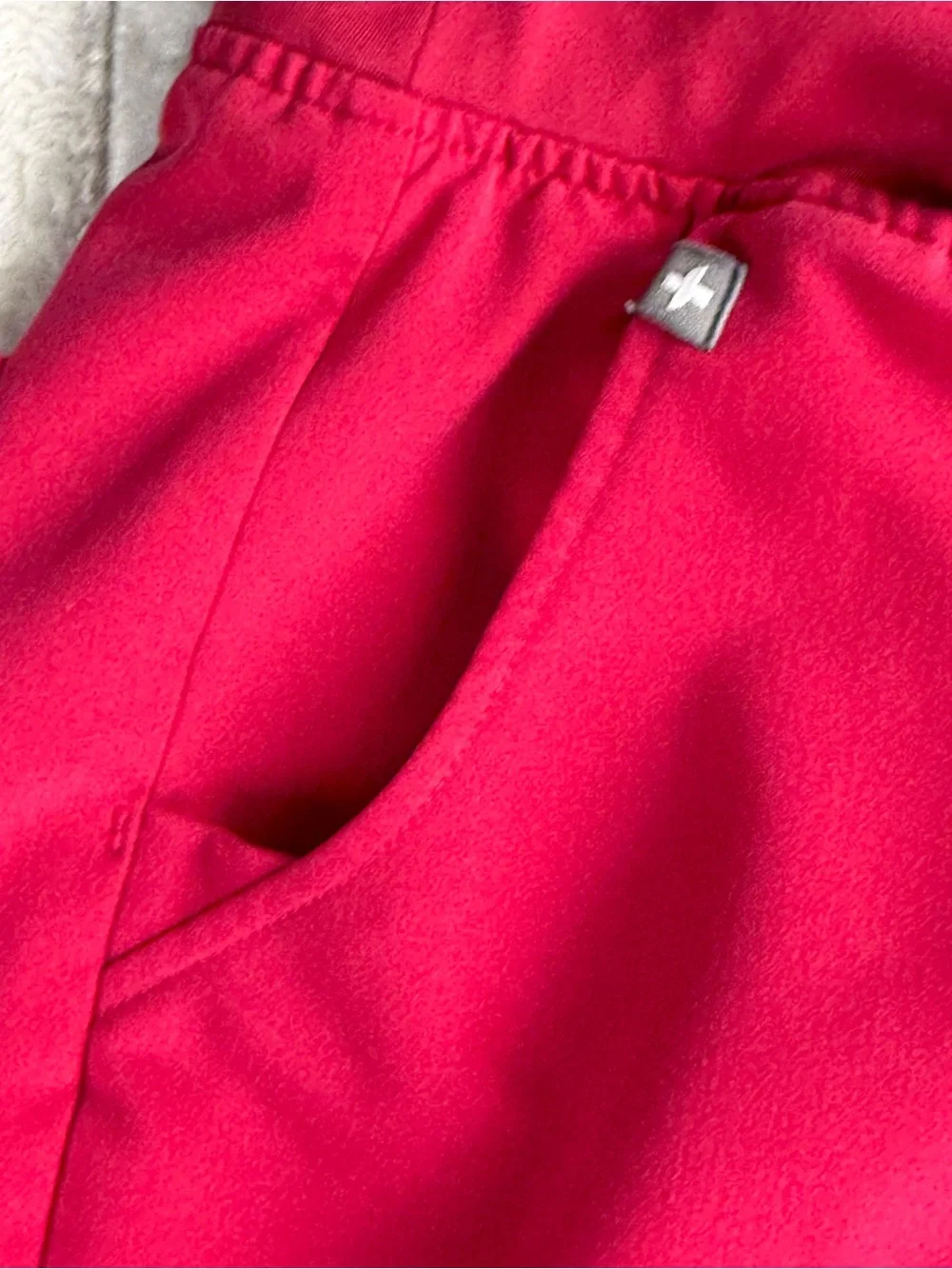 FIGS High Waisted Zamora Jogger Scrub Pants Hot Pink XS